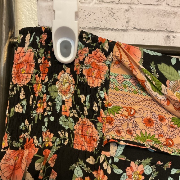 NWT Jodifl wide leg palazzo pants floral 3X - Picture 5 of 8